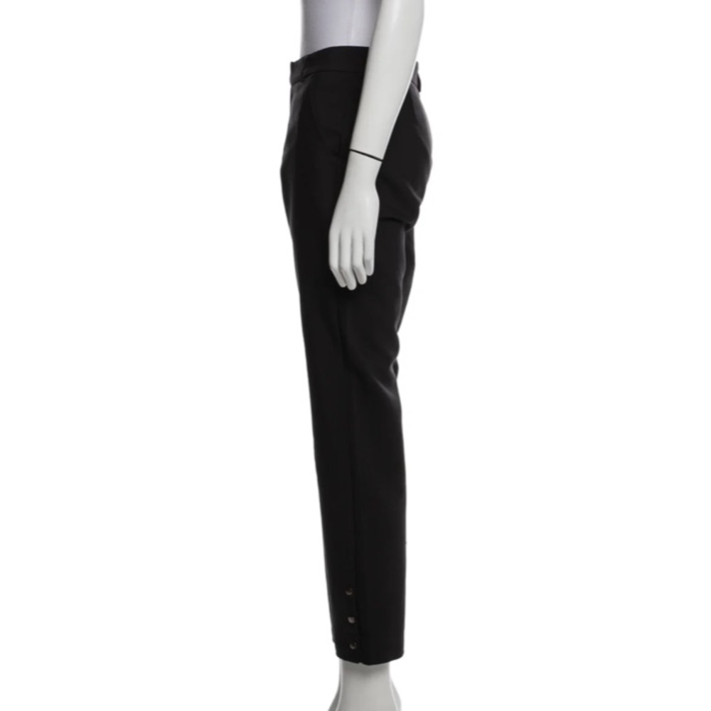 NWT Anine Bing Straight Leg Pant Cotton Stretch Black S - Picture 3 of 15